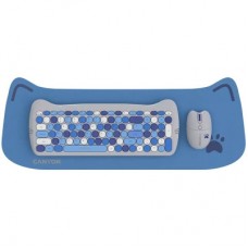 Комплект Canyon HSET-W6 Kitty Edition Wireless UA Blue (CNS-HSETW6BL) - Фото