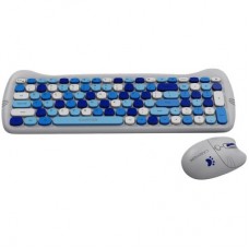 Комплект Canyon HSET-W6 Kitty Edition Wireless UA Blue (CNS-HSETW6BL) - Фото