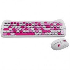 Комплект Canyon HSET-W6 Kitty Edition Wireless UA Pink (CNS-HSETW6PK) - Фото