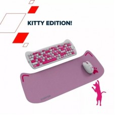 Комплект Canyon HSET-W6 Kitty Edition Wireless UA Pink (CNS-HSETW6PK) - Фото