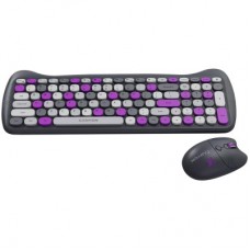 Комплект Canyon HSET-W6 Kitty Edition Wireless UA Violet (CNS-HSETW6VT) - Фото