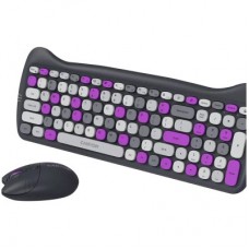 Комплект Canyon HSET-W6 Kitty Edition Wireless UA Violet (CNS-HSETW6VT) - Фото