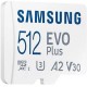 Картка пам'яті Samsung 512 GB microSDXC Class 10 UHS-I U3 V30 A2 EVO Plus+SD Adapte (MB-MC512SA/EU)