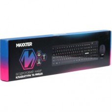 Комплект Maxxter KMS-WCM-02B-UA Wireless UA Black (KMS-WCM-02B-UA) - Фото