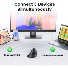 Мышка Ugreen MU008 Vertical Wireless Black (25444) - Фото
