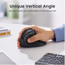 Мышка Ugreen MU008 Vertical Wireless Black (25444) - Фото