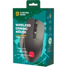 Мышка Canyon Crusader GMW-13 RGB Wireless Black (CND-SGMW13) - Фото