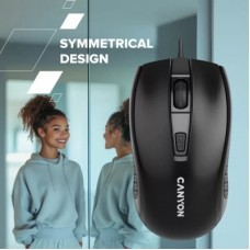 Мышка Canyon M-4 USB Black (CNE-CMS4) - Фото