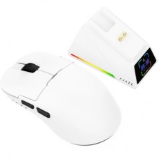 Мышка Ajazz AJ159 APEX Wireless/Bluetooth/USB White (AJM159-A-W) Мышка Ajazz AJ159 APEX Wireless/Bluetooth/USB White (AJM159-A-W) - Фото