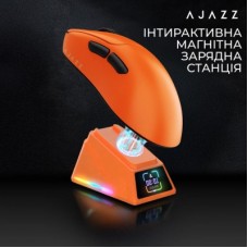 Мышка Ajazz AJ179APEX Wireless/Bluetooth/USB Orange (AJM179-A-O) Мышка Ajazz AJ179APEX Wireless/Bluetooth/USB Orange (AJM179-A-O) - Фото