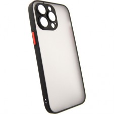 Чохол для мобільного телефона Dengos Matte iPhone 14 Pro Max (black) (DG-TPU-MATT-126) - Фото