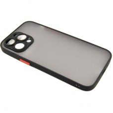 Чохол для мобільного телефона Dengos Matte iPhone 14 Pro Max (black) (DG-TPU-MATT-126) - Фото