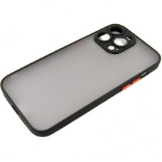 Чохол для мобільного телефона Dengos Matte iPhone 14 Pro Max (black) (DG-TPU-MATT-126) - Фото