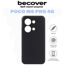 Чохол для мобільного телефона BeCover Poco M6 Pro 4G Black (710892) - Фото