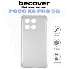 Чохол для мобільного телефона BeCover Anti-Shock Poco X6 Pro 5G Clear (710852) - Фото