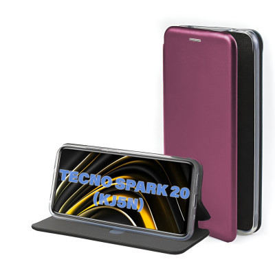 Чохол для мобільного телефона BeCover Exclusive Tecno Spark 20 (KJ5n) Burgundy (711239)