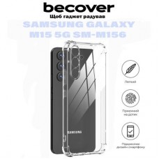 Чохол для мобільного телефона BeCover Anti-Shock Samsung Galaxy M15 5G SM-M156 Clear (711047) - Фото