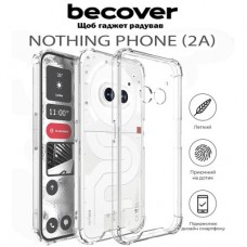 Чохол для мобільного телефона BeCover Anti-Shock Nothing Phone (2a) Clear (711793) - Фото