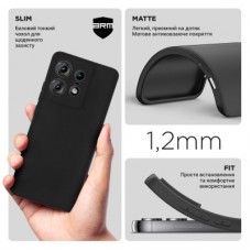 Чохол для мобільного телефона Armorstandart Matte Slim Fit Motorola Edge 50 Pro Camera Cover Black (ARM77291) Чохол для мобільного телефона Armorstandart Matte Slim Fit Motorola Edge 50 Pro Camera Cover Black (ARM77291) - Фото