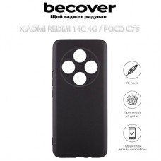 Чохол для мобільного телефона BeCover Xiaomi Redmi 14C 4G / Poco C75 Black (712562) - Фото