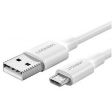 Дата кабель USB 2.0 AM to Micro 5P 2.0m US289 White Ugreen (60143) - Фото