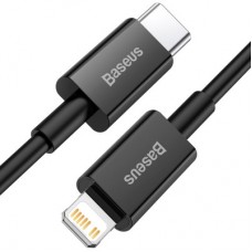 Дата кабель USB-C to Lightning 0.5m 3.0A PD Superior Series Black Baseus (CATLYS-C01)