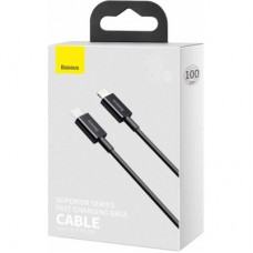Дата кабель USB-C to Lightning 1.0m 20W Superior Series Black Baseus (CATLYS-A01) - Фото