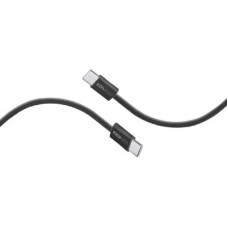 Дата кабель USB-C to USB-C 2.0m 60W PD EcoLine-CC200 black Promate (ecoline-cc200.black) - Фото
