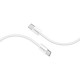 Дата кабель USB-C to USB-C 2.0m 60W PD EcoLine-CC200 white Promate (ecoline-cc200.white)