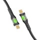 Дата кабель USB-C to USB-C transline-cc200.black Promate (transline-cc200.black)