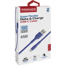 Дата кабель USB 2.0 AM to Type-C xcord-ac.navy Promate (xcord-ac.navy) - Фото