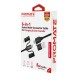 Дата кабель USB 2.0 AM to Lightning + Micro 5P + Type-C pentapower.black Promate (pentapower.black)