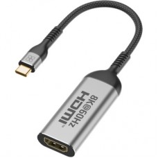 Дата кабель USB-C to HDMI medialink-8k.grey Promate (medialink-8k.grey) - Фото