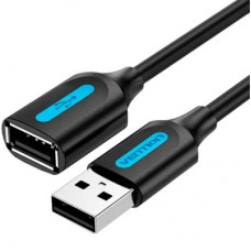 Дата кабель USB 2.0 AM/AF 1.5m Vention (ZAFBG) - Фото
