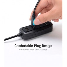Дата кабель USB 2.0 AM to Micro 5P 0.5m Black Vention (VAS-A08-B050) - Фото