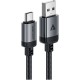 Дата кабель USB 2.0 AM to Type-C 1.2m 3.0 A (18W) C20-04 aluminum alloy Black Acefast (6974316283782)