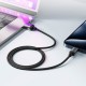 Дата кабель USB 2.0 AM to Type-C 1.2m 3.0 A (18W) C20-04 aluminum alloy Black Acefast (6974316283782)