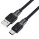 Дата кабель USB 2.0 AM to Type-C 1.2m 3.0 A silicone braid C10-04 Acefast (6974316283126)