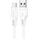 Дата кабель USB 2.0 AM to Type-C 1.2m 3.0 A TPE C3-04 White Acefast (6974316280873)