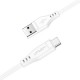 Дата кабель USB 2.0 AM to Type-C 1.2m 3.0 A TPE C3-04 White Acefast (6974316280873)