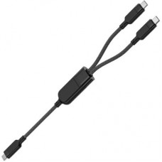 Дата кабель USB 2.0 USB-C 2in1 0.8m + sub 0.4m, 100 W, C5-11 Acefast (6974316280149) - Фото