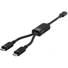 Дата кабель USB 2.0 USB-C 2in1 0.8m + sub 0.4m, 100 W, C5-11 Acefast (6974316280149) - Фото