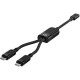 Дата кабель USB 2.0 USB-C 2in1 0.8m + sub 0.4m, 100 W, C5-11 Acefast (6974316280149)