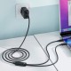 Дата кабель USB 2.0 USB-C 2in1 0.8m + sub 0.4m, 100 W, C5-11 Acefast (6974316280149)
