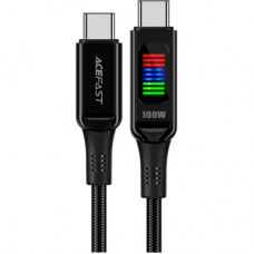Дата кабель USB-C to USB-C 1.2m 100 W with display C7-03 Acefast (6974316282778) - Фото