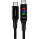 Дата кабель USB-C to USB-C 1.2m 100 W with display C7-03 Acefast (6974316282778)