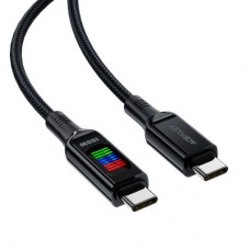 Дата кабель USB-C to USB-C 1.2m 100 W with display C7-03 Acefast (6974316282778) - Фото