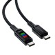 Дата кабель USB-C to USB-C 1.2m 100 W with display C7-03 Acefast (6974316282778)