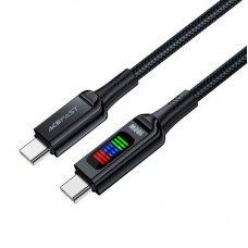 Дата кабель USB-C to USB-C 1.2m 100 W with display C7-03 Acefast (6974316282778) - Фото