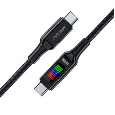 Дата кабель USB-C to USB-C 1.2m 100 W with display C7-03 Acefast (6974316282778) - Фото